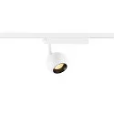 LED 1-Phasen Strahler LIGHT EYE® 2.0, rund, CRi>90, dimmbar, kardanisch, 11W 3000K 1200lm 30°, weiß matt / innen schwarz