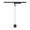 LED 1-Phasen Pendelleuchte LIGHT EYE® 2.0, rund, CRi>90, schaltbar, 11W 3000K 1200lm 30°, schwarz matt