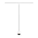LED Pendelleuchte LIGHT EYE® 2.0 TRACK 48V, 30°, 10W, IP20, dimmbar, 3000K, 1200lm, weiß / schwarz