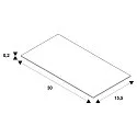 SLV Piktogrammfolie für P-LIGHT, 6er Set, B:15,5cm, grün