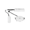 SLV LED Deckeneinbauleuchte P-LIGHT, rund, 3W, 6500K, 360lm, IK08, IP20, weiß