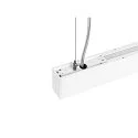 LED Pendelleuchte GLENOS® PRO, 120cm, 75°, 60W, UGR16, IP20, dimmbar, 3000K, 7500lm, weiß / schwarz