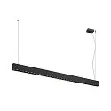 LED Pendelleuchte GLENOS® PRO, 150cm, 75°, 70W, UGR16, IP20, dimmbar, 4000K, 3850lm, schwarz