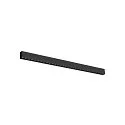 SLV LED Deckenleuchte GLENOS® PRO, 120cm, 75°, 30W, UGR19, IP20, dimmbar, 4000K, 3900lm, schwarz