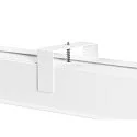 SLV LED Deckeneinbauleuchte GLENOS® PRO, 120cm, 75°, 30W, UGR19, IP20, IP20, dimmbar, 3000K, 3650lm, weiß / schwarz