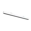 SLV LED Deckeneinbauleuchte GLENOS® PRO, 120cm, 75°, 30W, UGR19, IP20, IP20, dimmbar, 3000K, 3650lm, weiß / schwarz