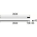 SLV Blindabdeckung EASYLIGHT BC 2500 7 25 BK, 250cm, 7-polig, 2,5mm², IP20, schwarz