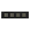 LED Panel PAVANNO 1200/300, 45°, 22W, 3000/4000K, 3440lm, IP20, UGR19, dimmbar, schwarz