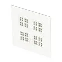 SLV LED Raster-Einbaupanel PAVANNO 600 ON-OFF, IP20, 220-240V AC/DC, 18-39W 3000-5000 (CCT) 6930lm 80°, UGR <19, schaltbar, weiß