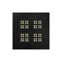 LED Raster-Einbaupanel PAVANNO 600 ON-OFF, IP20, 220-240V AC/DC, 18-39W 3000-5000 (CCT) 6930lm 80°, UGR <19, schaltbar, schwarz