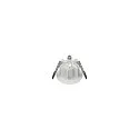 SLV ceiling recessed luminaire DOWNLIGHT P 84 ON-OFF rigid, impact resistant, multipower, wired through IP54, white 