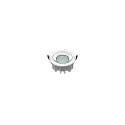 ceiling recessed luminaire DOWNLIGHT P 115 ON-OFF rigid, impact resistant, multipower, wired through IP54, white 