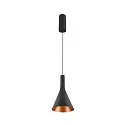 LED Pendelleuchte LALU® SET CONE 15, Aufbauversion, 40°, 10W, 2700/3000K, 550lm, IP20, dimmbar, schwarz