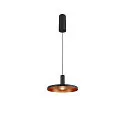 LED Pendelleuchte LALU® SET PLATE 22, Aufbauversion, 40°, 10W, 2700/3000K, 700lm, IP20, dimmbar, schwarz
