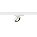 LED 3-Phasen Strahler EURO CUBE 2 M PHASE, CRi>90, UGR<22, kardanisch, C dimmbar, 14W 4000K 1700lm 40°, weiß / schwarz