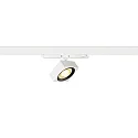 LED 3-Phasen Strahler EURO CUBE 2 M DALI, CRi>90, UGR<22, kardanisch, DALI dimmbar, 14W 3000K 1650lm 40°, weiß / schwarz