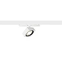 LED 3-Phasen Strahler EURO CUBE 2 M DALI, CRi>90, UGR<22, kardanisch, DALI dimmbar, 14W 4000K 1700lm 40°, weiß / schwarz