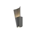 SLV wall luminaire RASTERLYS WL UP/DOWN conical IP65, anthracite dimmable