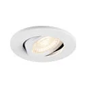 ceiling recessed luminaire UNIVERSAL DOWNLIGHT MOVE swivelling, with cover IP20, white dimmable