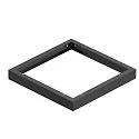 Aufbaurahmen für LED PANEL P und PAVANNO, 60cm, schwarz