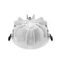 SLV LED DOWNLIGHT P, 16,5cm, 60°, 19W, 3000K, 650/4110lm, IK08, IP20/IP54, DALI dimmbar, weiß