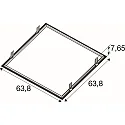 mounting frame PANEL P | PAVANNO, white