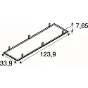 SLV mounting frame PANEL P | PAVANNO, white
