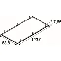 SLV mounting frame PANEL P | PAVANNO, white