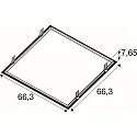 SLV mounting frame PANEL P | PAVANNO, black