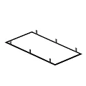 mounting frame PANEL P | PAVANNO, black