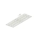 LED 3-Phasen Leuchte TRACK PANEL, 90°, 40W, 3000/4000K, 7000/12300lm, IP20, weiß