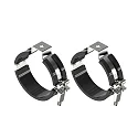 Montagezubehör für LED Feuchtraumleuchte TUBULAR P, Halterung, 2 Stück, silber/schwarz 