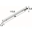LED Notlichtmodul EASYLIGHT 1000 LED Lichtbandsystem, 3W, 5000K, 450lm, IP20, DALI dimmbar, weiß