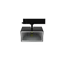 LED 3-Phasen Strahler TRACKSPOT P SQ, eckig, 36°, 12W, 3500K, 1968/6160lm, IP20, DALI dimmbar, schwarz
