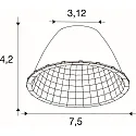 SLV reflector for EASYLIGHT, silver