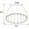 SLV reflector for EASYLIGHT, silver