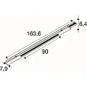 3-Phasen Stromschiene EASYLIGHT, 150cm, weiß