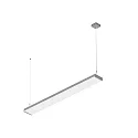 LED Pendelleuchte WORKLIGHT P LINE, 150cm, 33W, 3000/4000K, 4600/8500lm, IP20, DALI dimmbar, silber