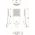 SLV LED Mastleuchte STREET A MAXI, 160W, 4000K, 24000lm, IP66, grau