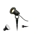 LED Erdspieß-Leuchte BIG NAUTILUS SET GU10 PAR16 (inkl.), IP65 IK06, mit 150cm IP44-Steckerkabel, neigbar, 6W 2700K 450lm 38°