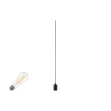 3-Phasen Pendelleuchte FITU PD 3PH SET E27 ST64, Set inkl. Leuchtmittel, 7.5W 2700K, CRi>90, dimmbar, Klarglas, 500cm Pendel