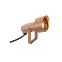 Erdspieß-Leuchte SYNA SHADE, IP65 IK06, rund, GU10 max. 10W, neigbar, IP-Steckerkabel, seeluft-beständig, rost