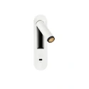 LED Wand-Einbauleuchte GRIP! S WL, 4.2W 2700K 190lm 29°, CRi>90, verstellbar, mit Dimm-Schalter + USB-C Port, bronze / schwarz