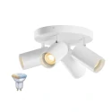 Wand- und Deckenleuchte TUBE SMART SET CW quad GU10, weiß