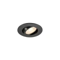 Outdoor Einbaustrahler UNIVERSAL DOWNLIGHT SLIM PHASE, IP65/IP50 IK08, schwarz
