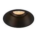 Einbauleuchte HORN-O, 1xGU10, 230V, Clipfedern, schwarz