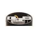 SLV Ceiling luminaire TRILEDO ROUND CL Surface mount luminaire Downlight, LED, 6W, 38°, 3000K, incl. driver, matt black