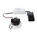 SLV Outdoor LED Einbau-Downlight PATTA-I ROUND, IP65, 11W 3000K 910lm 38°, dimmbar, inkl. Treiber, weiß