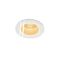 LED Ceiling recessed luminaire PATTA-F, round, 12W, COB LED, 38°, 3000K, IP65, incl. Driver, white
