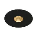 LED Recessed luminaire H-LIGHT 1 LED, 11,5W, 20°, 2700K, incl. driver, clip spring, matt black